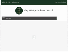 Tablet Screenshot of holytrinitydaphne.org